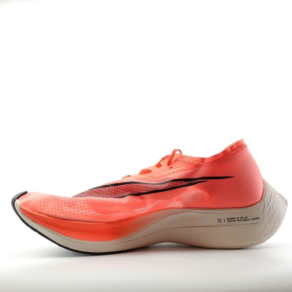 Mens Nike Zoomx Vaporfly Next% Bright Mango Running Shoes AO4568 800 Size 15 - Picture 2 of 11